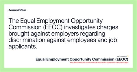 Equal Employment Opportunity Commission (EEOC)